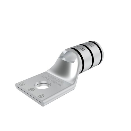 Burndy Copper Compression Lug, 1 Hole w/ Inspection Window, 2/0 Flex, 5/16" S YAV26LTC516FX